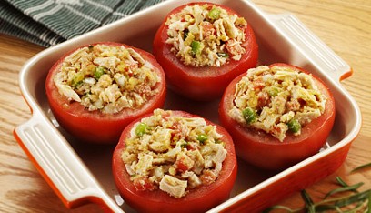 TUNA STUFFED TOMATOES